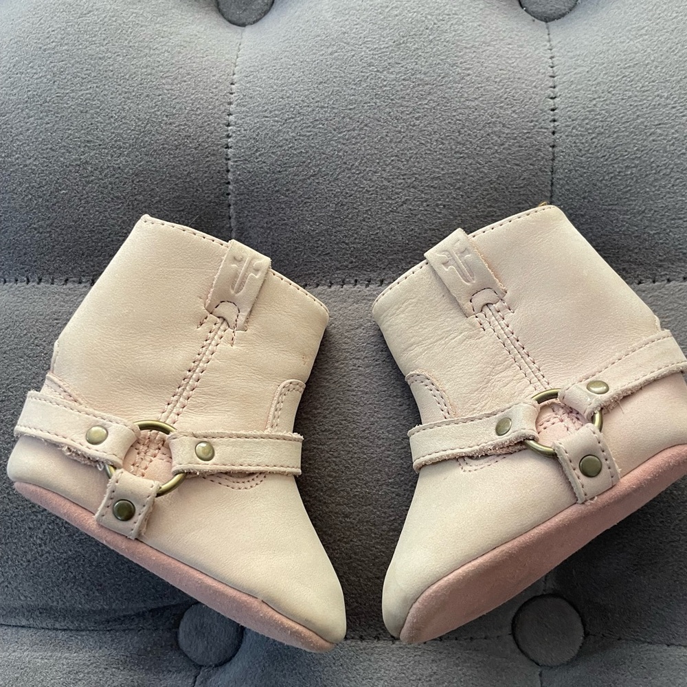 Fry Pink infant Boots